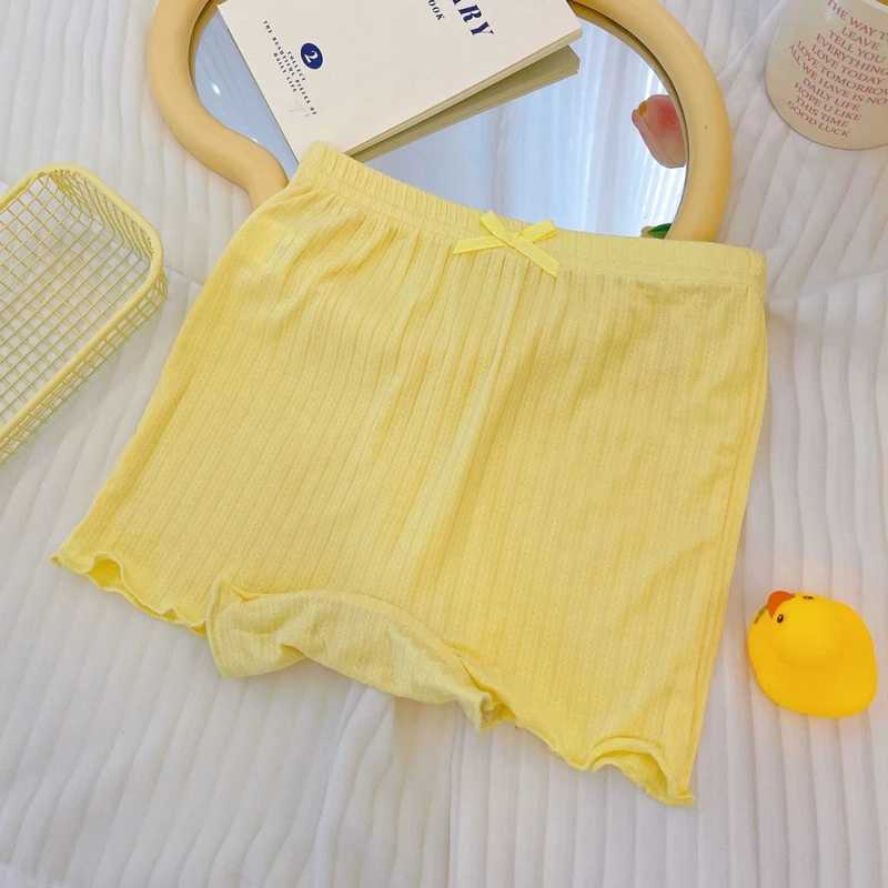 Girls Safety Underwear Solid Color Childrens Underwear Bow Childrens Shorts Childrens UnderwearW240715