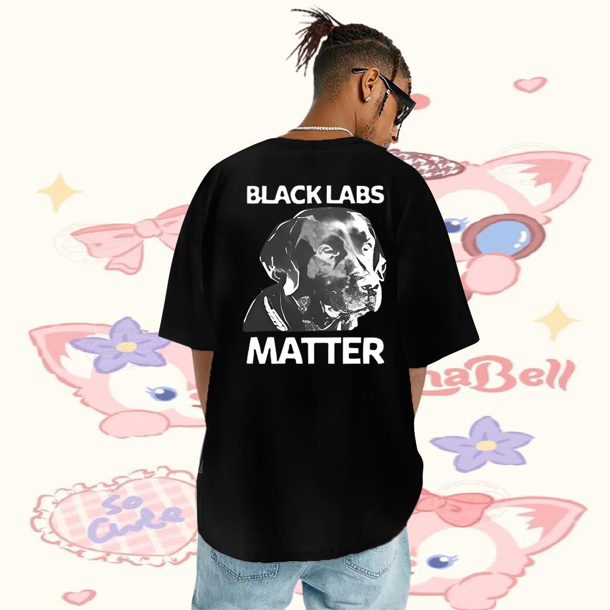 Designer T Shirts Men 230g Cotton dog Casual Beach Clothes Breathable Wholesale Men Tops Tees Custom Printed