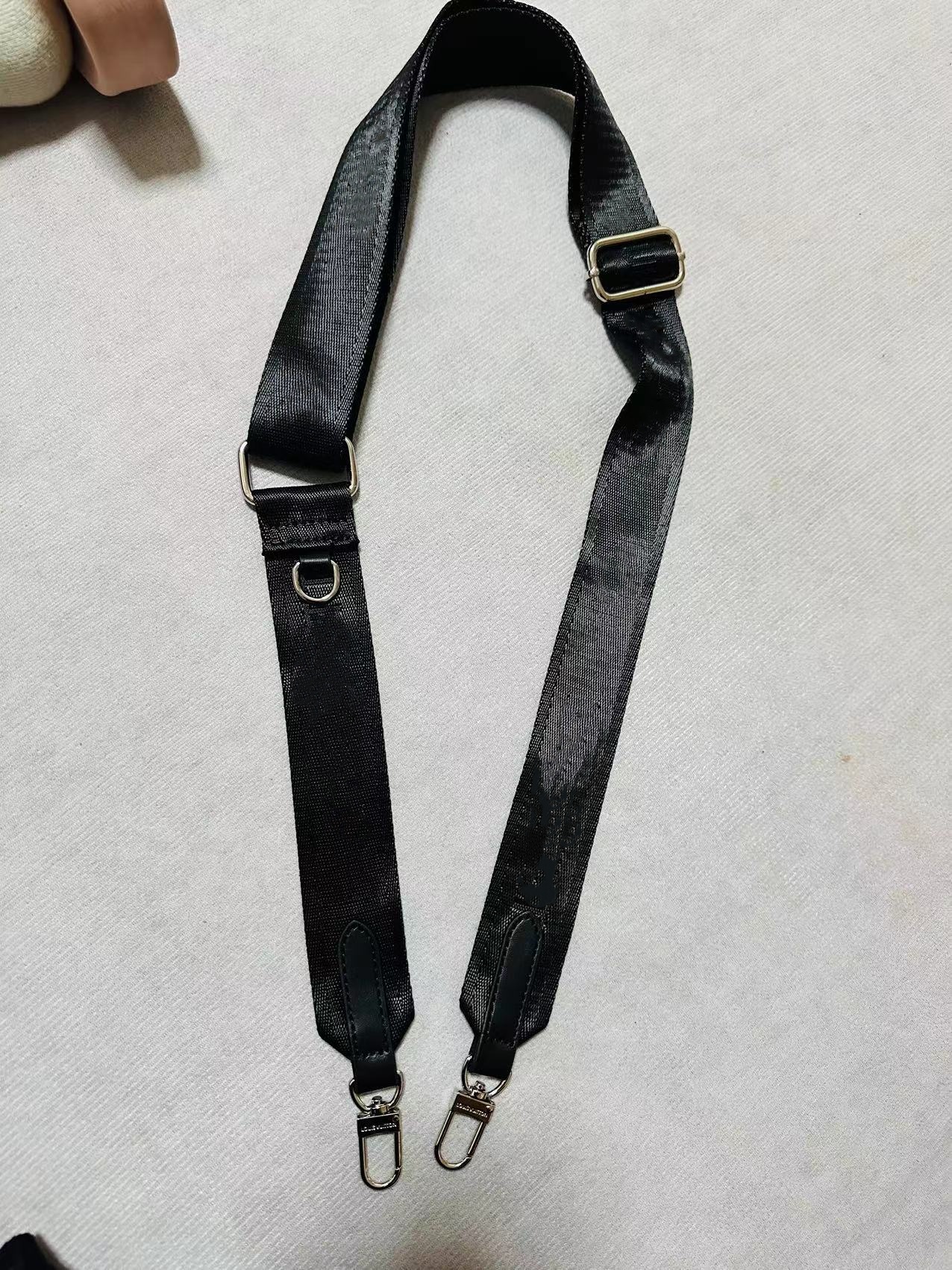 Top Quality Black colors Silver hardware shoulder straps Accessories for women men Shoulder Bags crossbody bag canvas Bag Parts strap 85cm-130cm