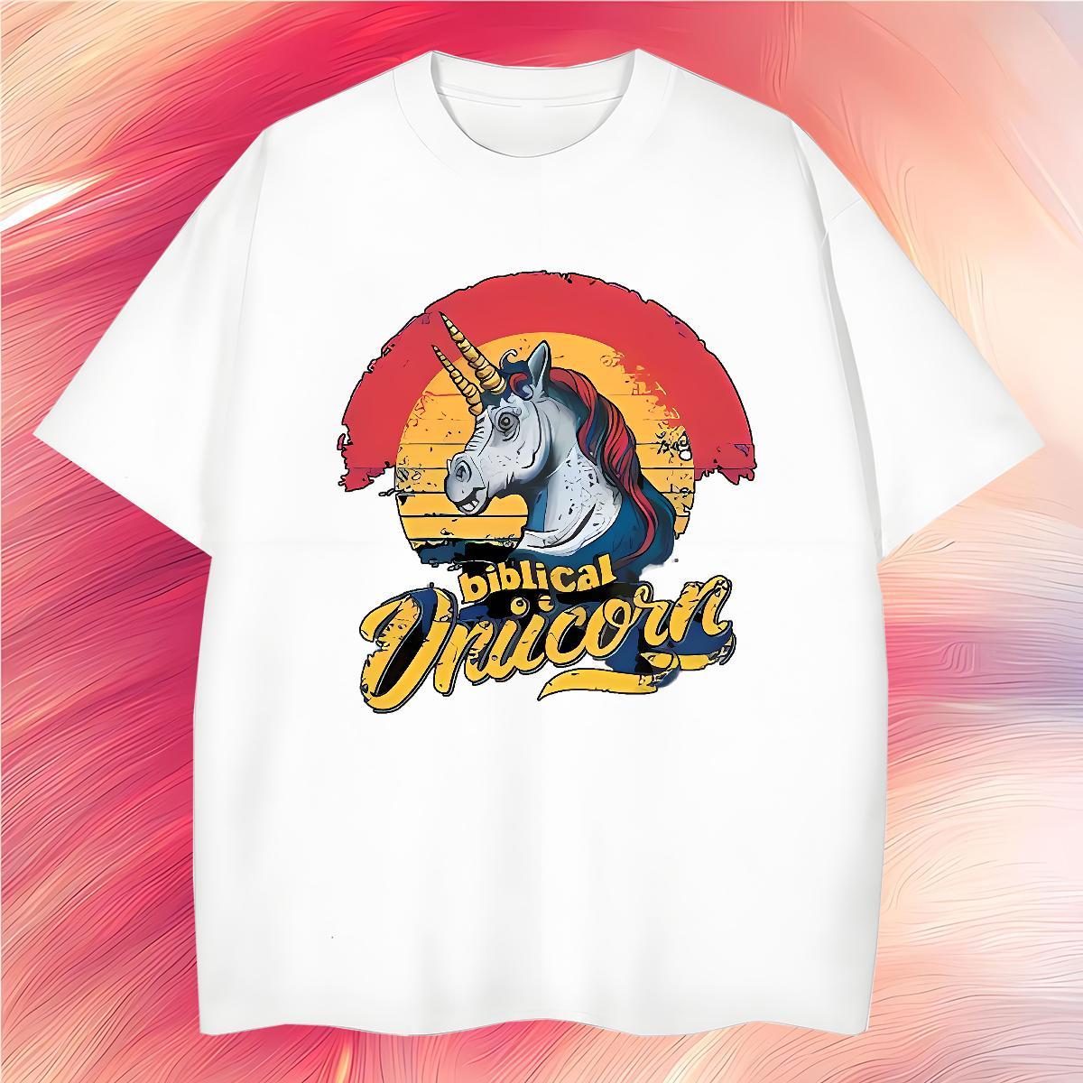 T Shirt For Man 230g Pure Cotton horse Home Outdoor Breathable Short Sleeve DIY Logo Oversized Couples T Shirts Classic Loose Fit Tops Tees