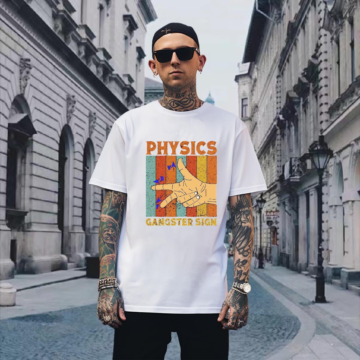 T-Shirts 230g 100% Cotton hands Spring Summer Crew Neck Custom Cartoon Tshirt for Man Woman Fashion New Loose Fit Tops