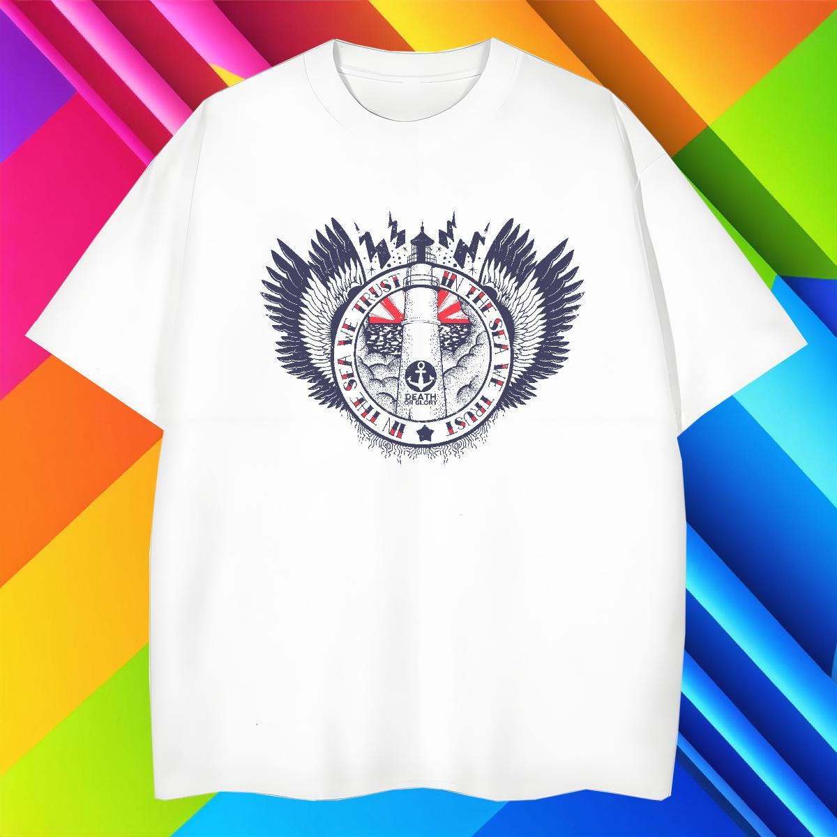 Man T Shirts 230g 100% Cotton line Casual O Neck Short Sleeves Custom Cartoon Mens Tshirts 2024 DIY Loose Tee Shirt