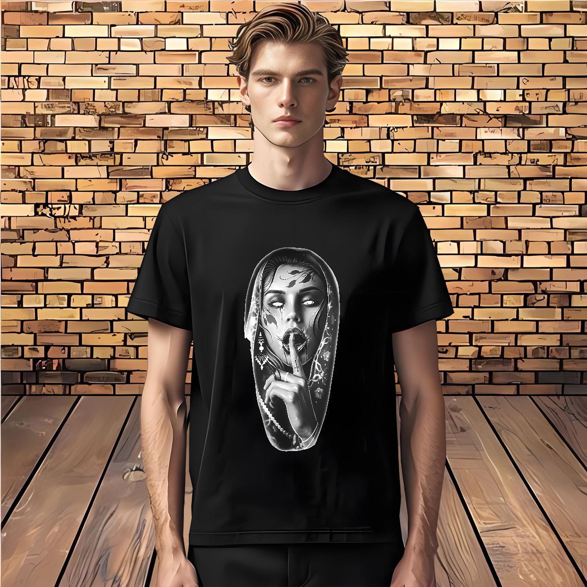 T Shirts Men 230g Cotton nun Hip Hop Breathable Soft Plus Size Cartoon Men Tshirts Fashion New Comfortable Tops Tees