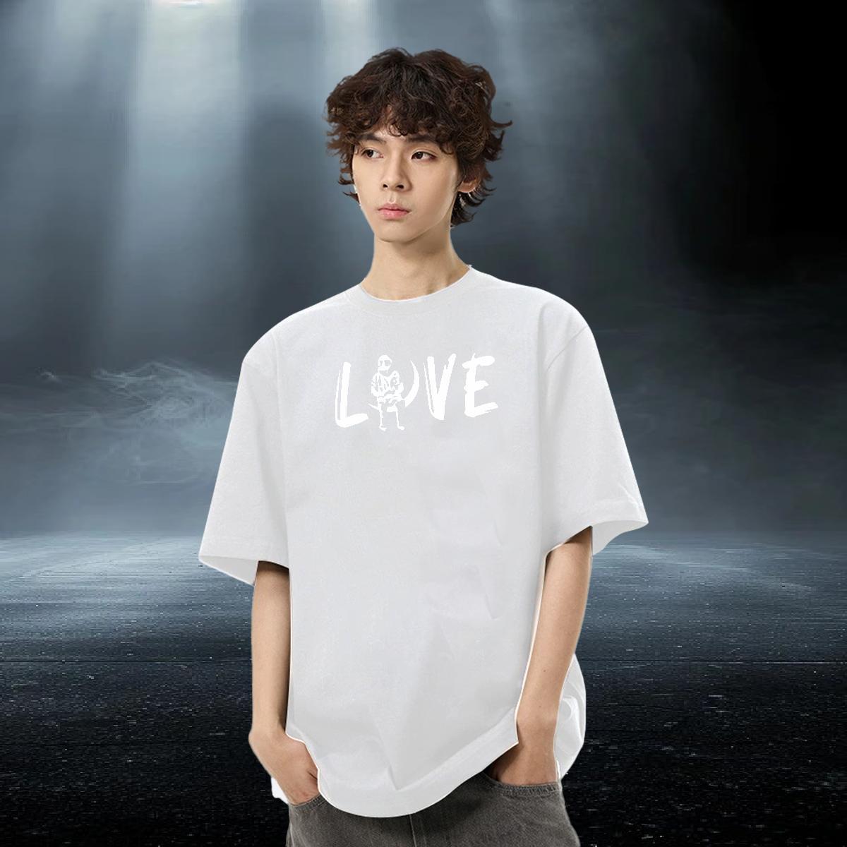 Comfortable Tshirt for Man Woman 100% Cotton 230g High Street Hip Hop letter White Plus Size Round Neck Short Sleeve Stylist T Shirts Men Tops Tees