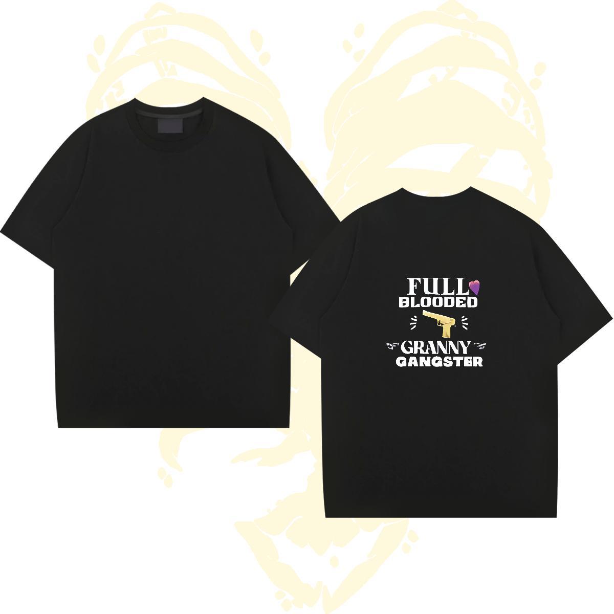 Free Shipping Tshirt for Man Woman 230g Cotton gun T Shirts Men Spring Summer Breathable Short Sleeve Oversized Fashion New Tops Tees