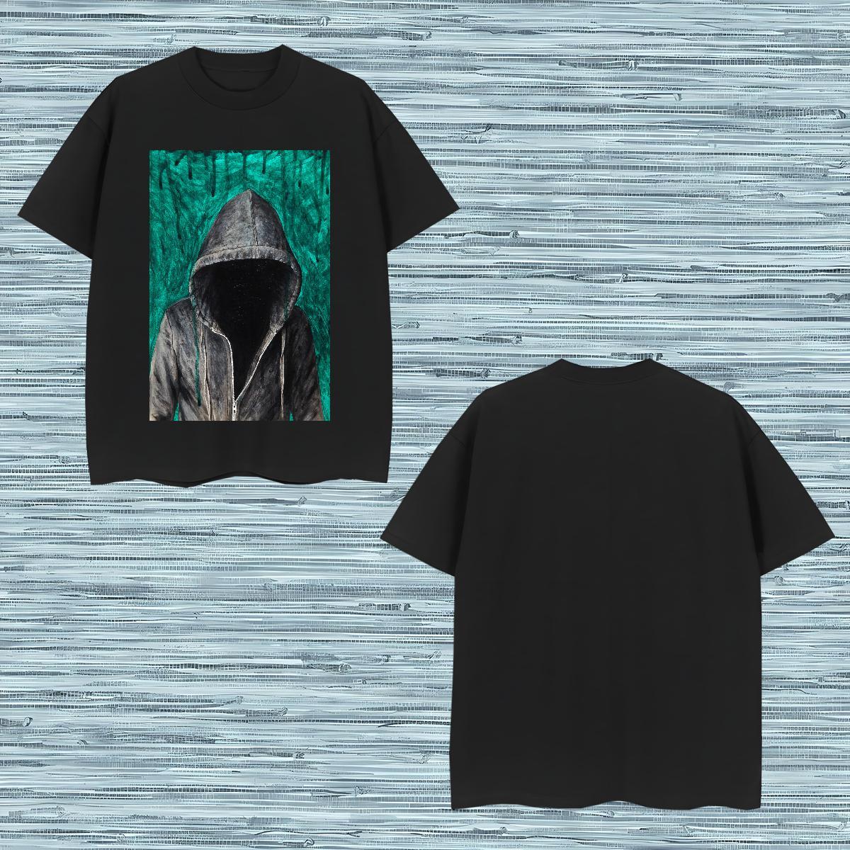 Man T Shirts 100% Cotton 230g portrait Casual Beach Breathable Soft Oversized Men Clothes T-Shirt New Free Shipping Tee Shirt