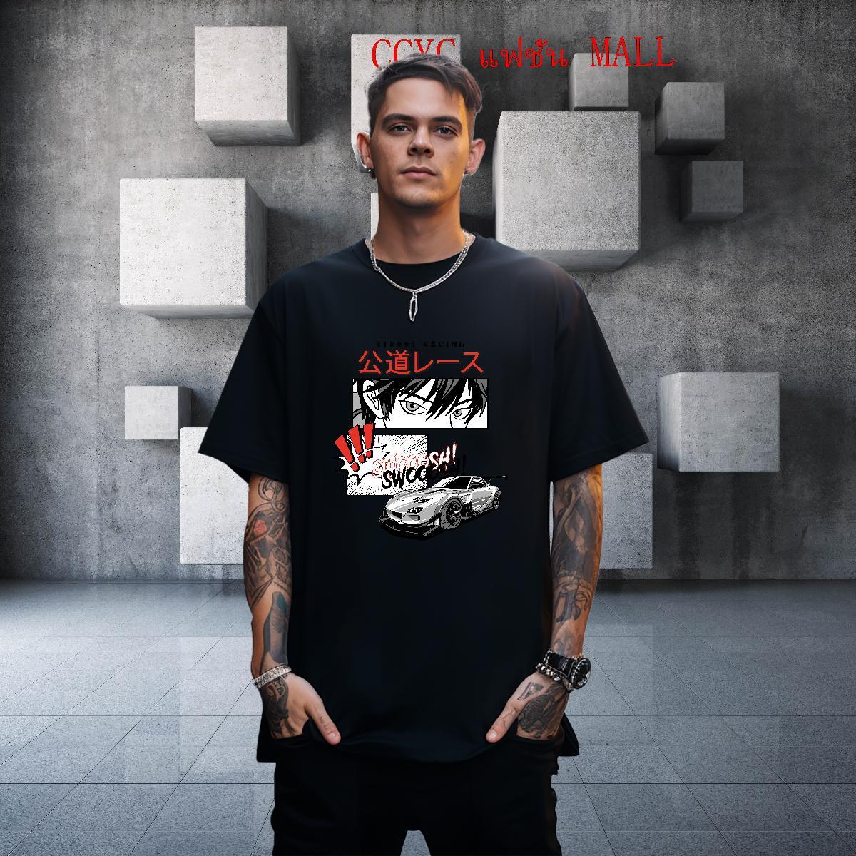 Loose Men Tees 230g Pure Cotton Street Casual car White Plus Size Breathable Short Sleeve Designer Men T Shirts Clothes