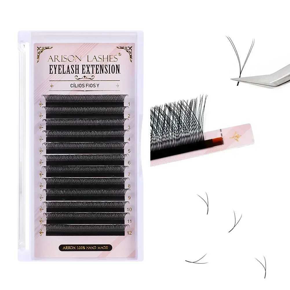 Alison Eyelash W 5D/4D/3D Eyelash Extension Prefabricated Volume Simple Fan YY Eyelash Natural Soft False Eyelash Customization W240803