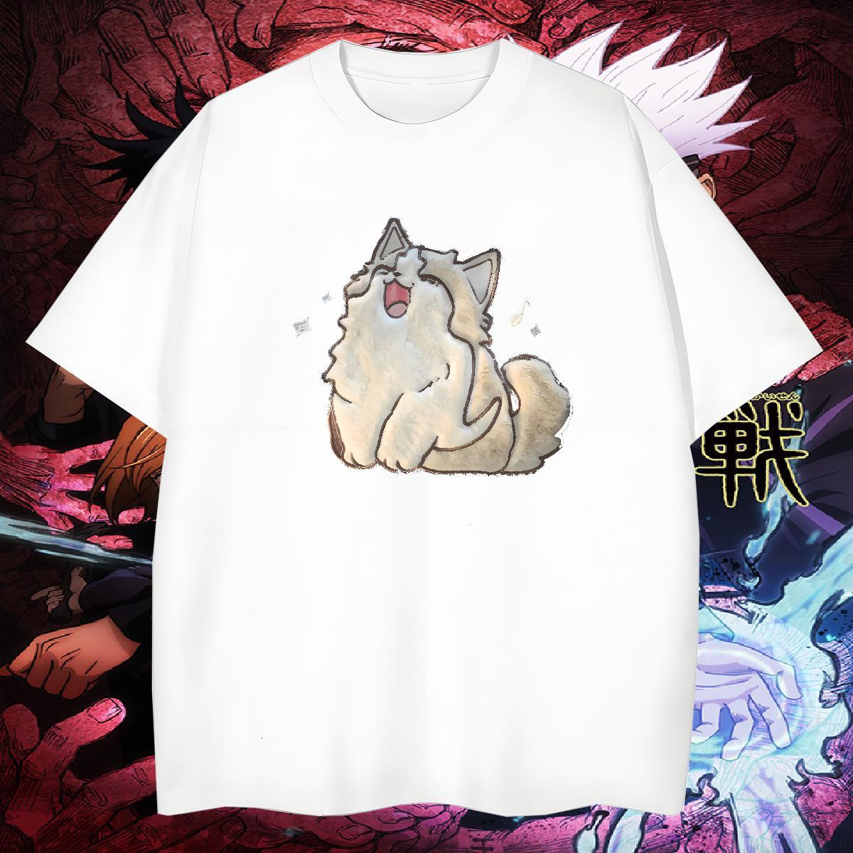 Cool Men Clothes T-Shirt 230g Cotton cat Man T Shirts Sports Casual Short Sleeve Soft DIY Printed Fashion Tops