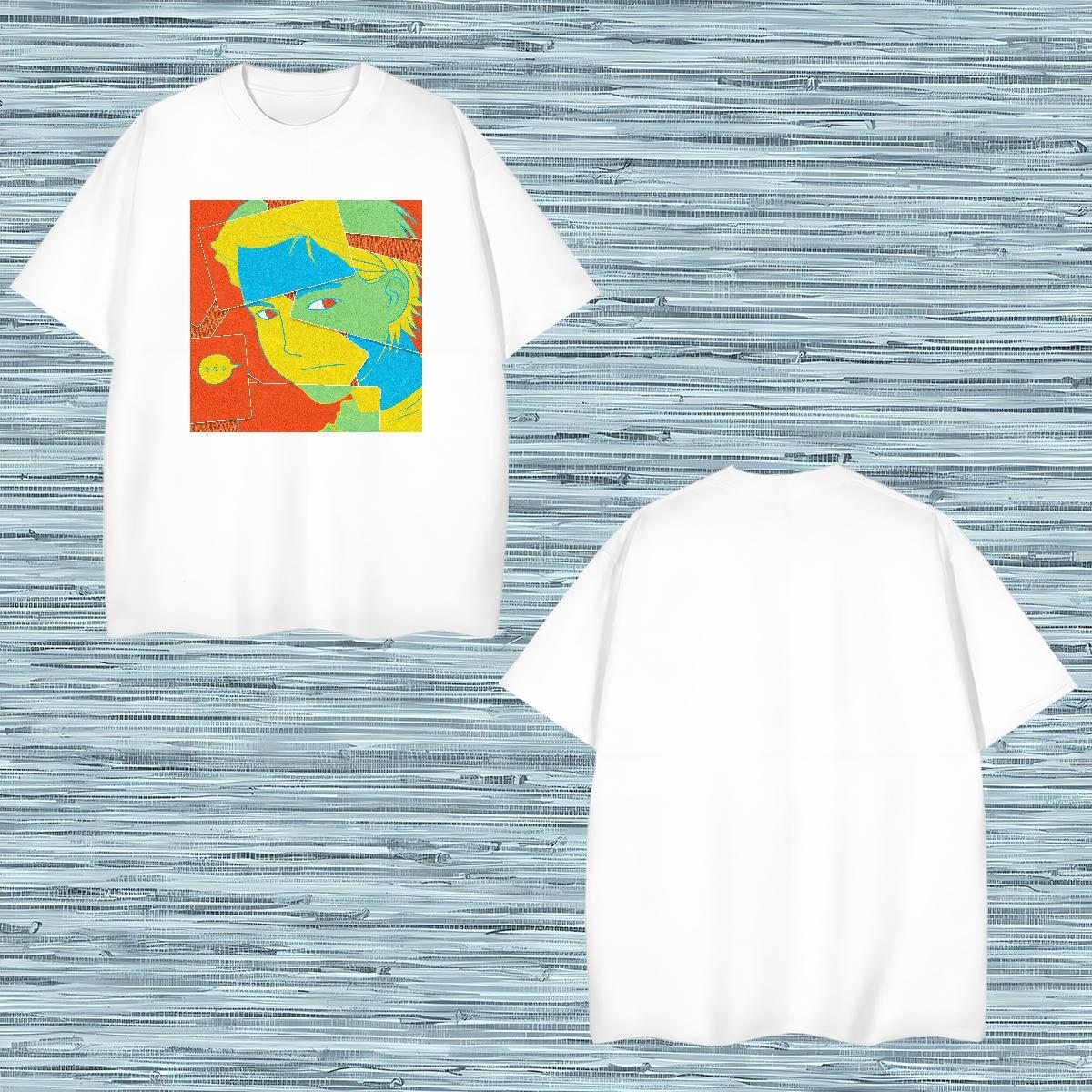 T-Shirts for Men 230g Cotton portrait Casual Daily Wear Short Sleeve O-Neck Custom Big Size Men Tops Tees 2024 Designer Wholesale Tops Shirt