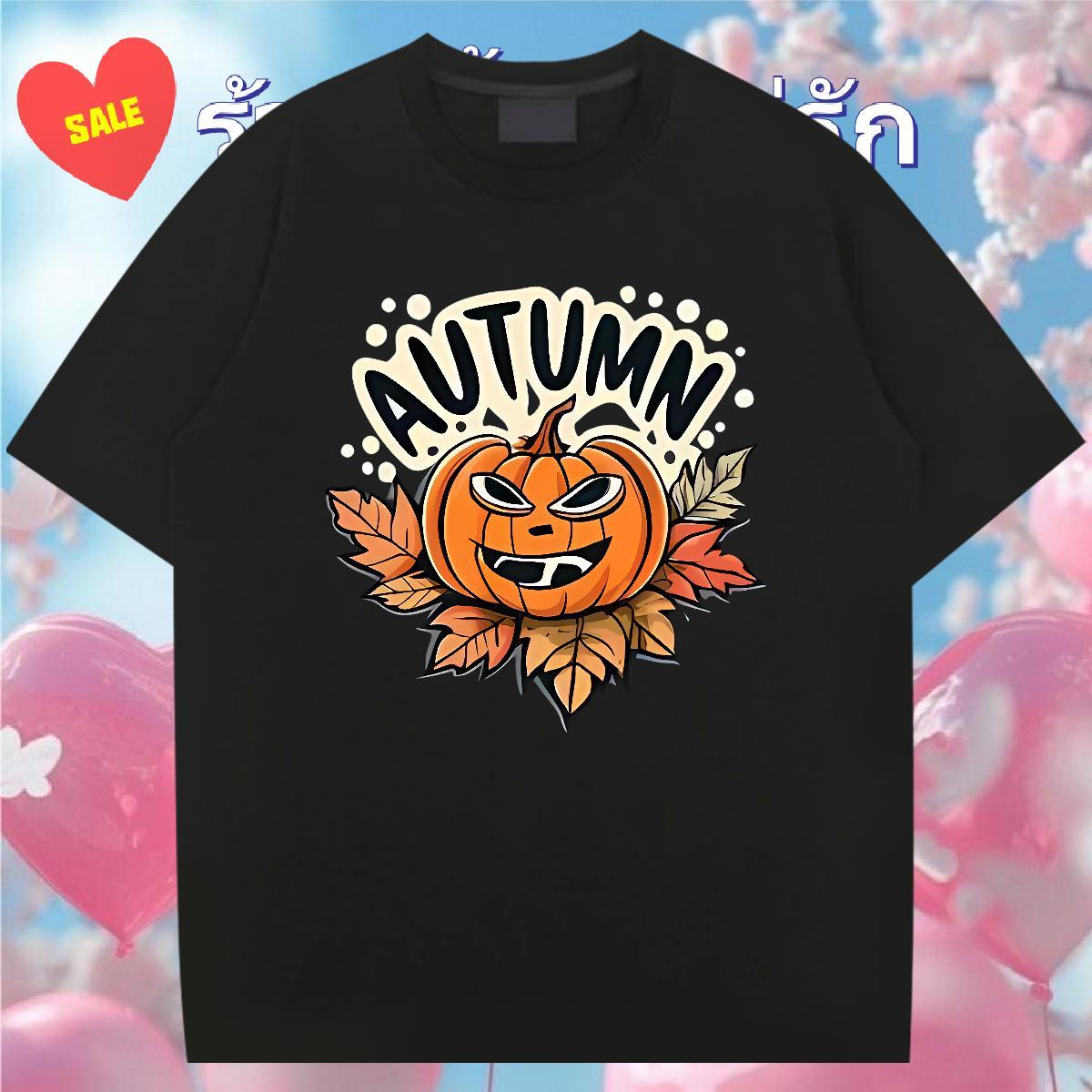 Designer Fashion T Shirt For Man 230g Cotton halloween Sport Tops Shirt Breathable Crew Neck Soft Couples T Shirts DIY Printed