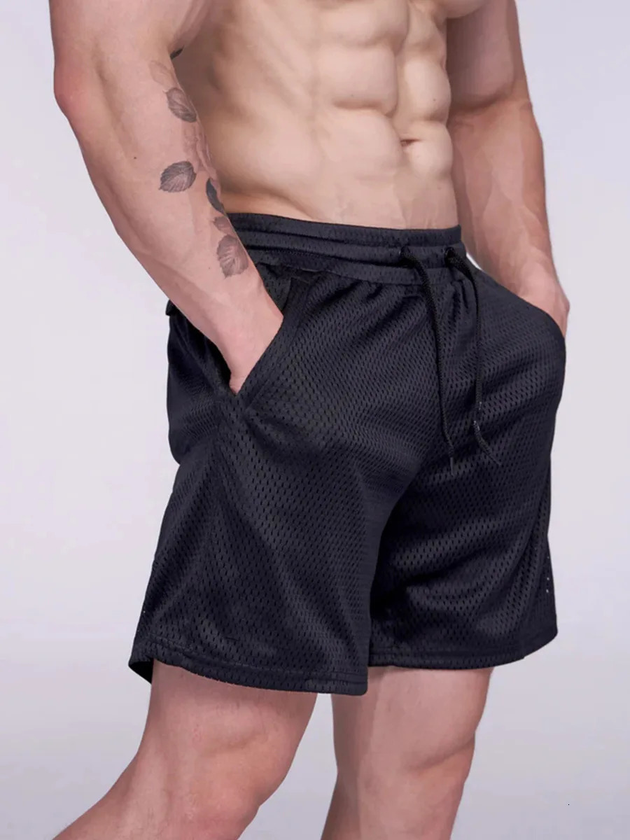 MenS Shorts High Quality Custom Gym Shorts With Pockets Workout 240806