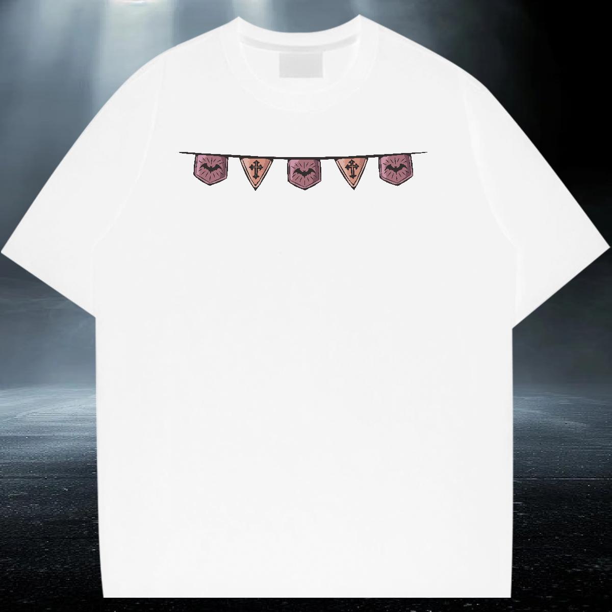 2024 New T shirt 100% Cotton 230g Bunting Hip Hop Street Tops Tees Crew Neck Wholesale Men Tshirts DIY