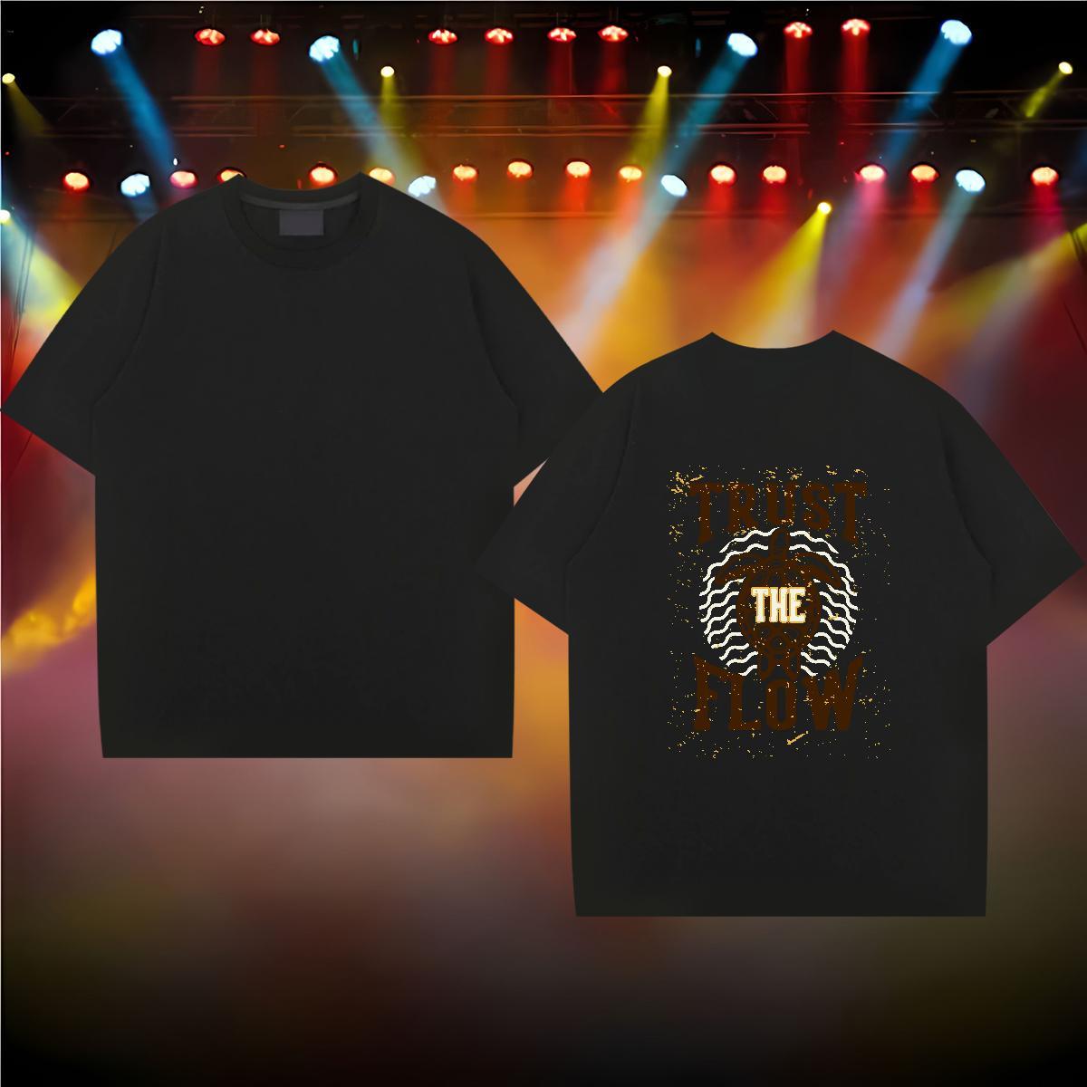 Fashion Designer T Shirts Men 100% Cotton 230g Daily Outfit Tee Shirt Short Sleeve Soft Comfortable Men Tees Oversized