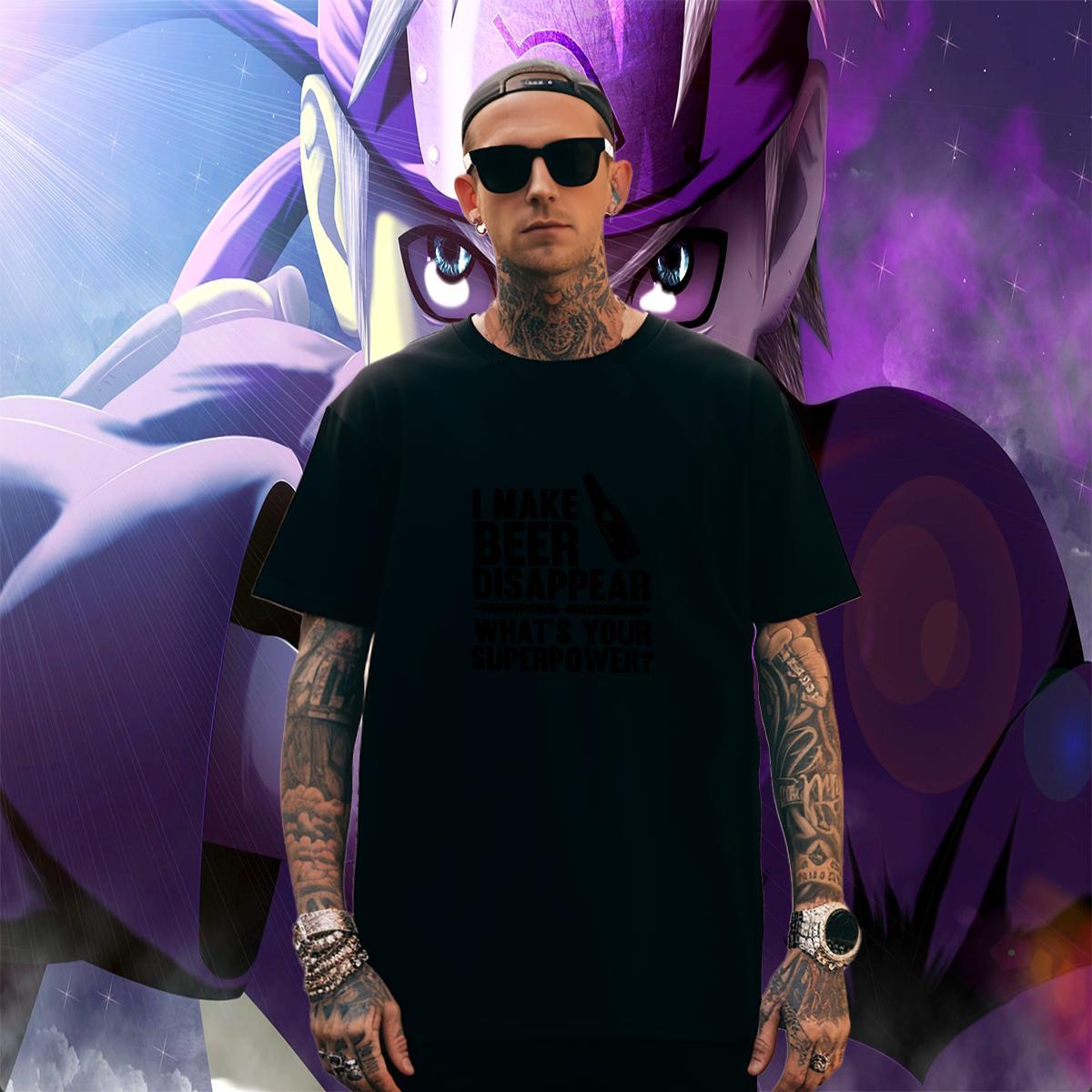 Loose Fit Men Clothes T-Shirt 230g 100% Cotton Casual Beach letter Black Oversized Breathable Soft Designer Men T Shirts Wear