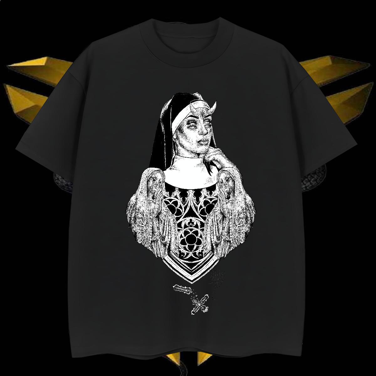 T shirt 100% Cotton 230g nun Street Casual Breathable Crew Neck DIY Printed Men Tshirts Casual New Popular Wear