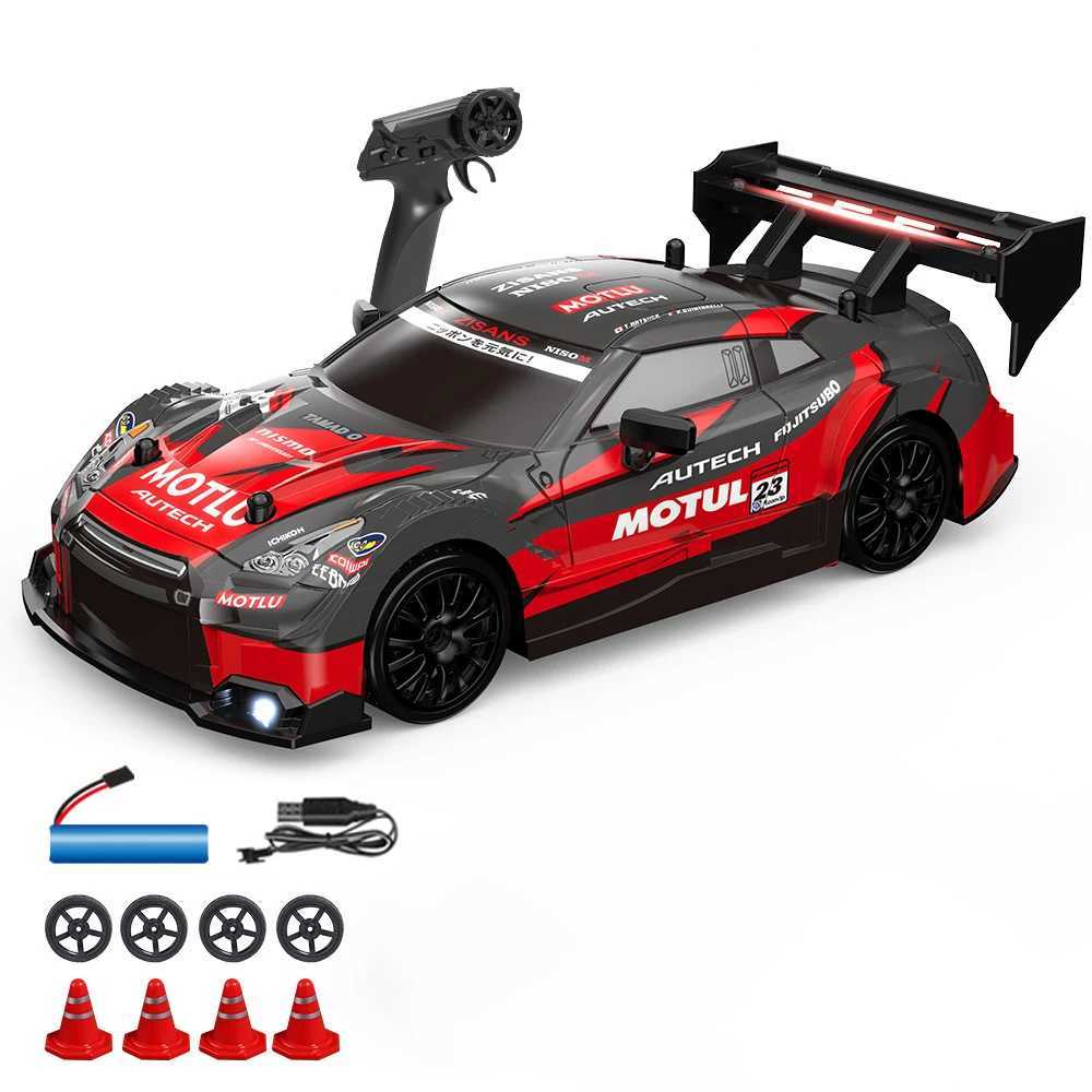 Drift RC Car 4WD 1 24 2.4G High Speed with Light Remote Control Car Toy GTR Model AE86 Vehicle RC Racing Toy Childrens Gift W250106