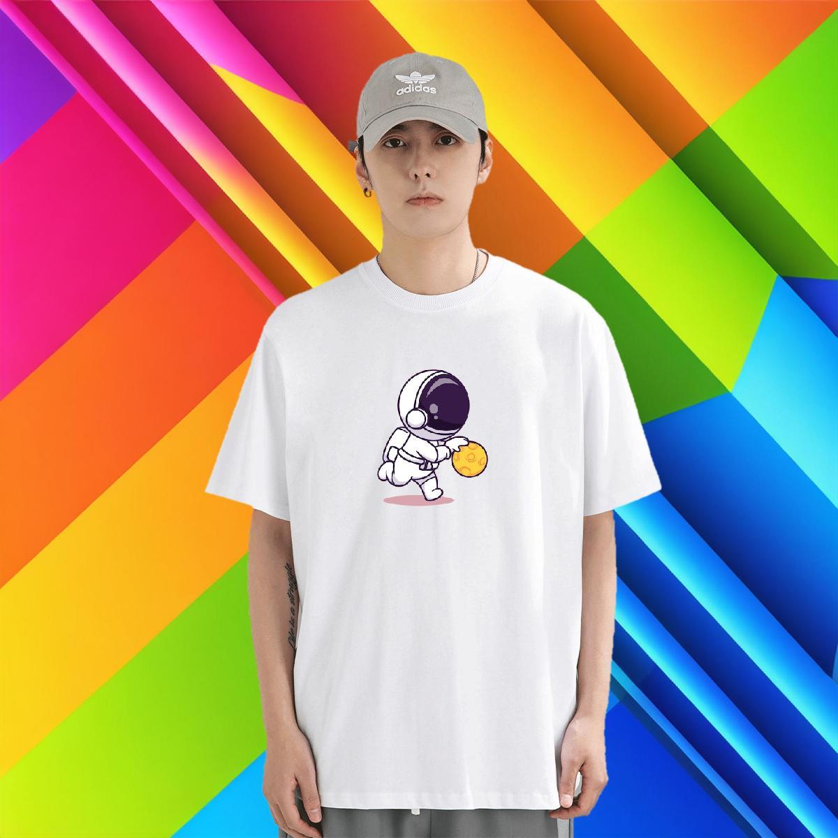 Loose Fit Mens Tshirts 230g 100% Cotton Hip Hop Street Skull Crew Neck Breathable Fashion Men T Shirts Tops Tees