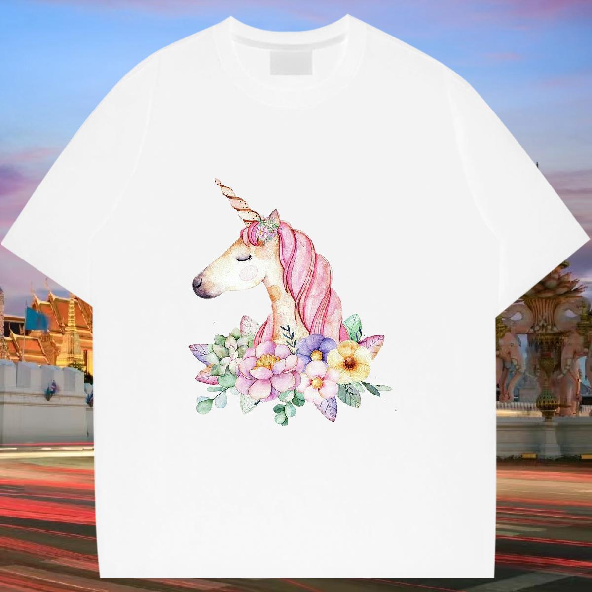 Designer Fashion Man T Shirts 230g Cotton horse Hip Hop Tees Short Sleeve Soft TOP Quality Men Tshirts Oversized