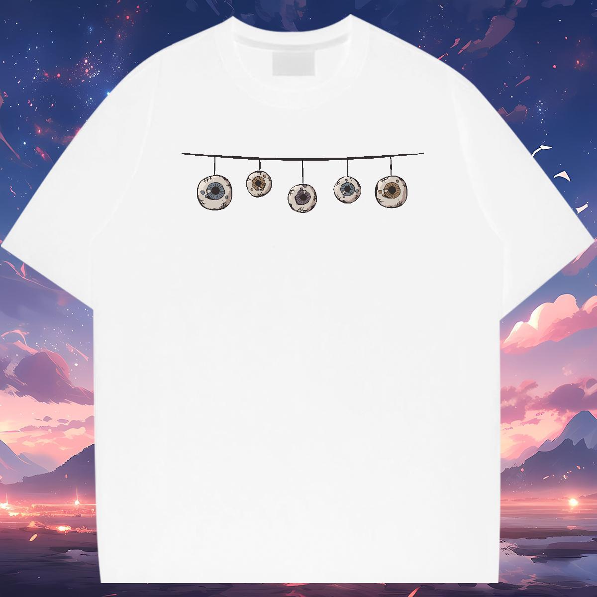Designer Mens T Shirts 100% Cotton 230g Bunting Hip Hop Street Tees Breathable Crew Neck Popular Men Clothes T-Shirt DIY Anime