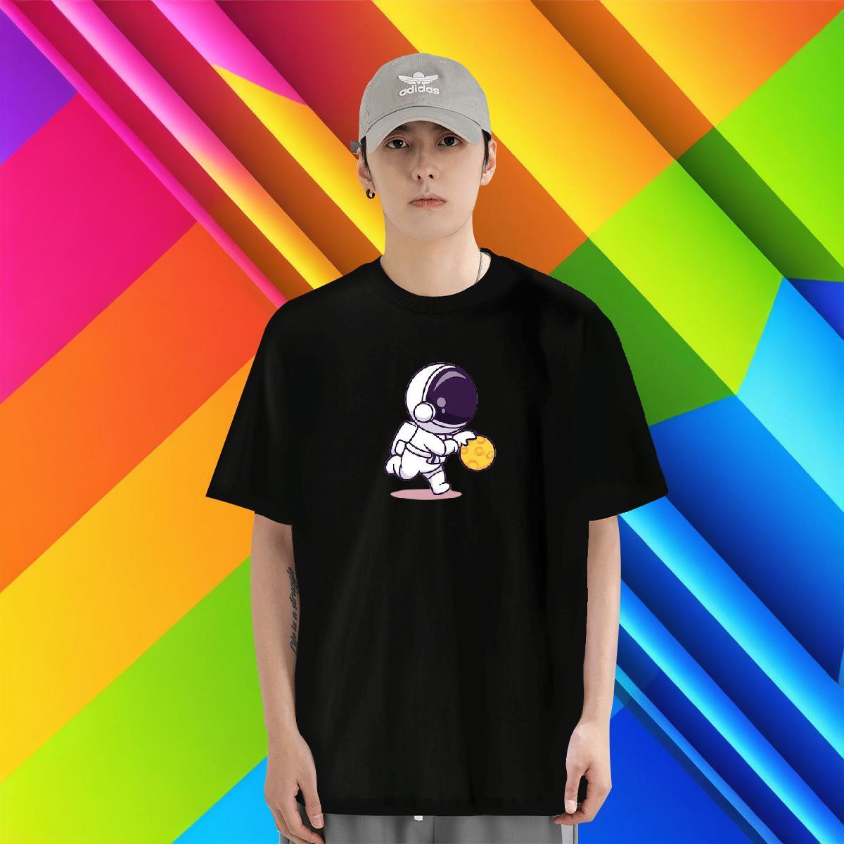 Loose Fit Mens Tshirts 230g 100% Cotton Hip Hop Street Skull Crew Neck Breathable Fashion Men T Shirts Tops Tees