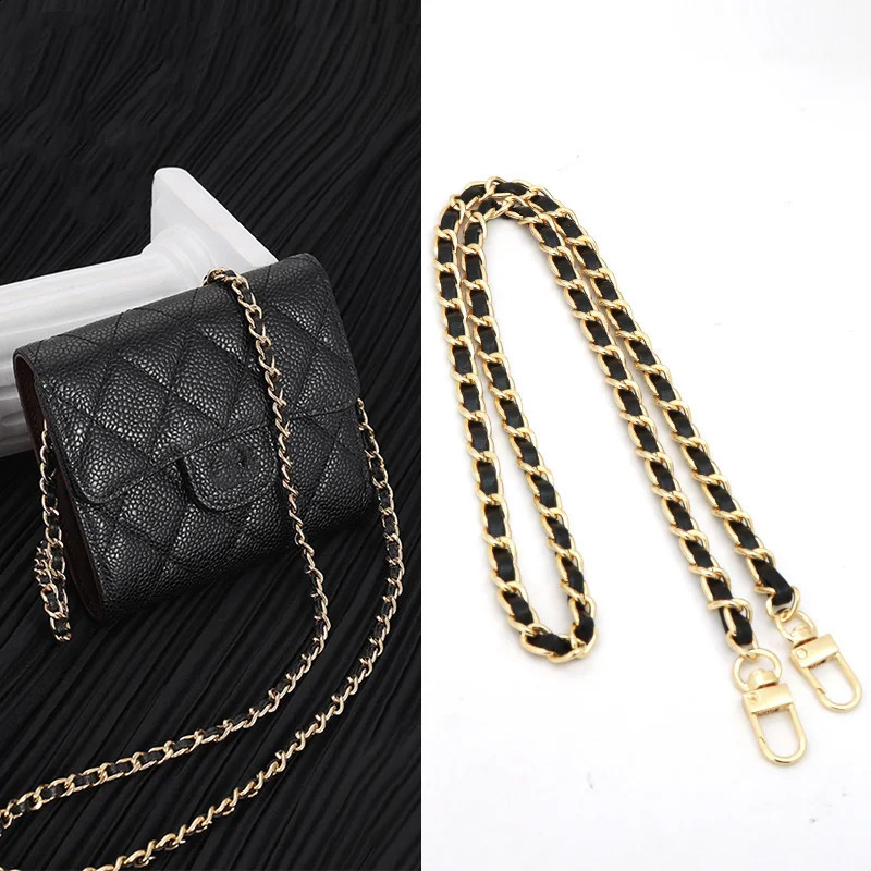 Multicolor Bag Chain Accessories Gold Silver Women Shoulder Metal Strap Crossbody Belt for Handbag 240805