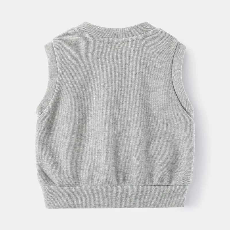 Boys Spring and Autumn Preschool Vest Cotton Childrens CoatW240724