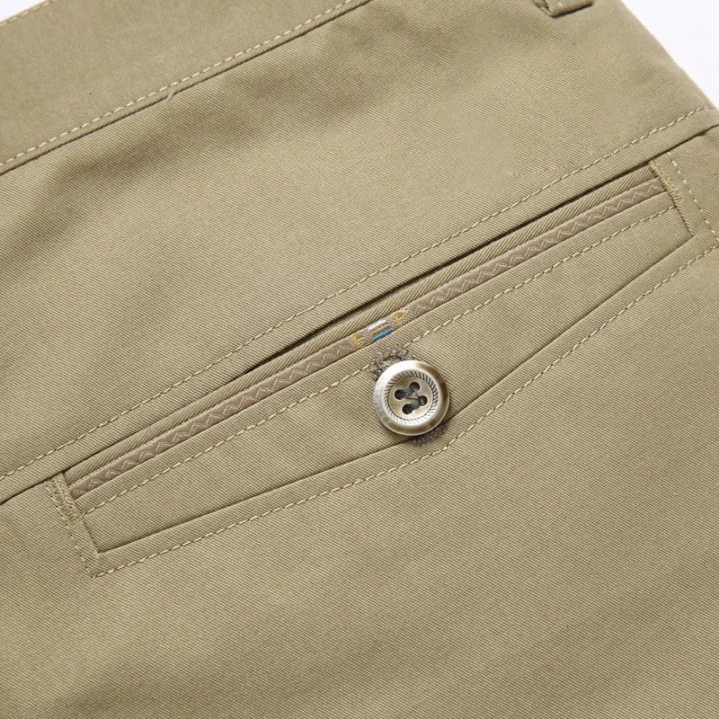 Mens pants cotton casual stretch mens Trouser highquality plus size set 240809