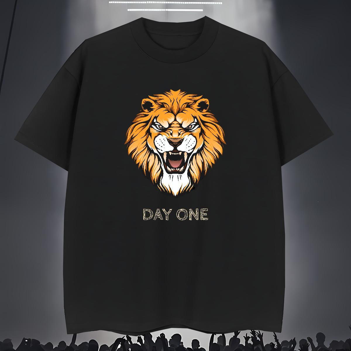 New T Shirt For Man ferocity Tees Shirts 230g 100% Cotton Casual Daily Wear High Quality Custom Anime Breathable Short Sleeve Men Tshirts
