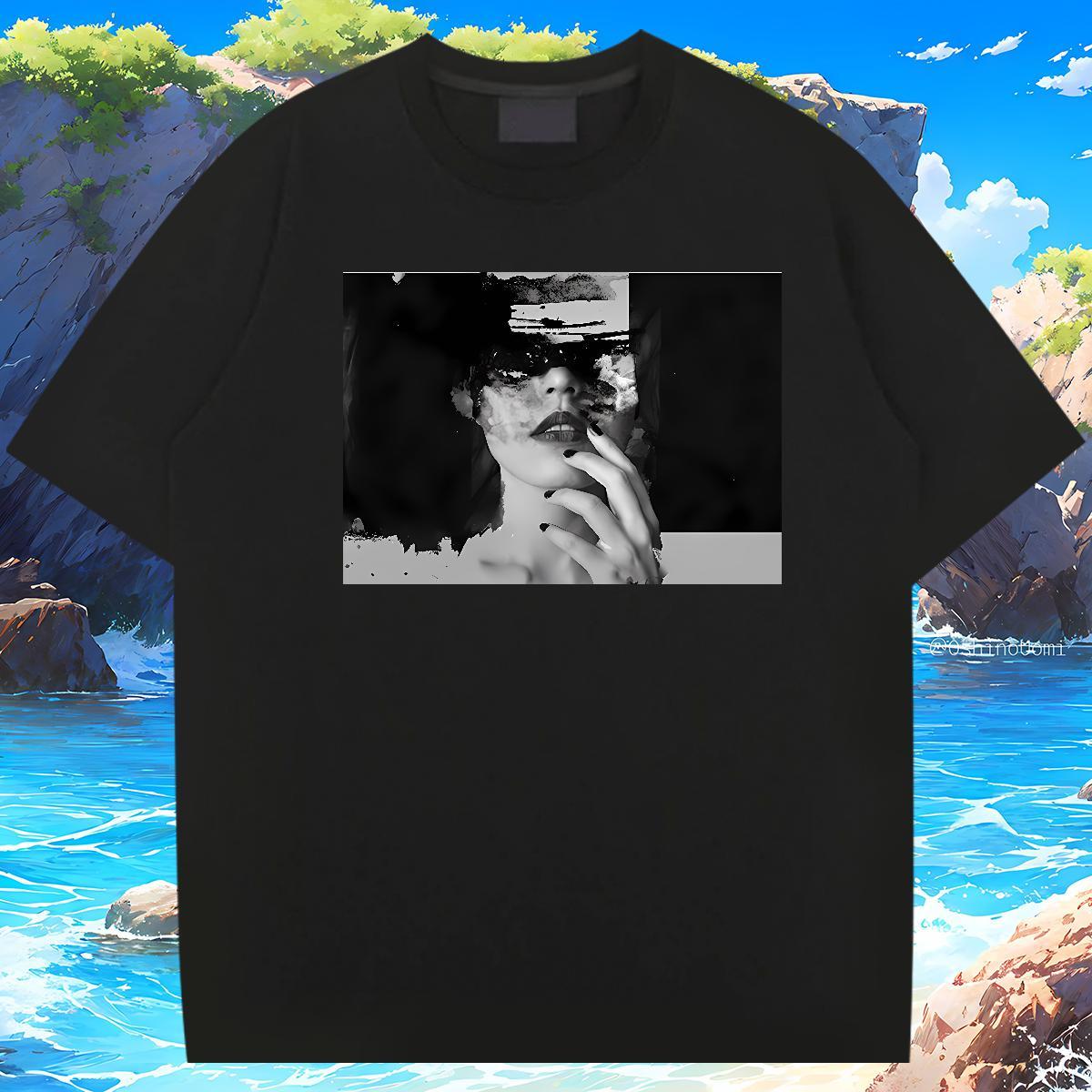 T-Shirts 230g 100% Cotton WOMEN Street Casual Crew Neck Breathable Oversized 3XL 4XL Couples T Shirts Customized Brand Tops Shirt