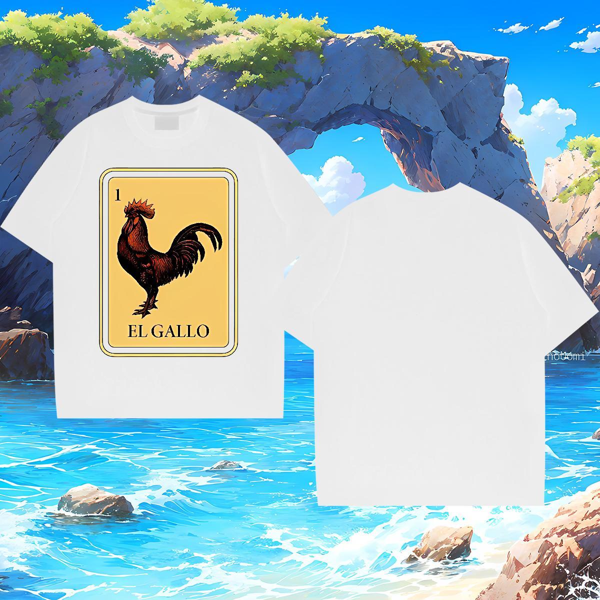 T Shirt For Man 230g 100% Cotton chicken Spring Summer Short Sleeve O-Neck Oversized 3XL 4XL Men Clothes T-Shirt Classic Unisex Tops Tees