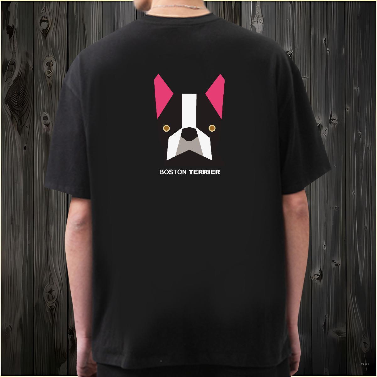 Customized Mens T Shirts 100% Cotton 230g dog Daily Wear Polos O Neck Short Sleeves Classic Tshirts Custom Anime