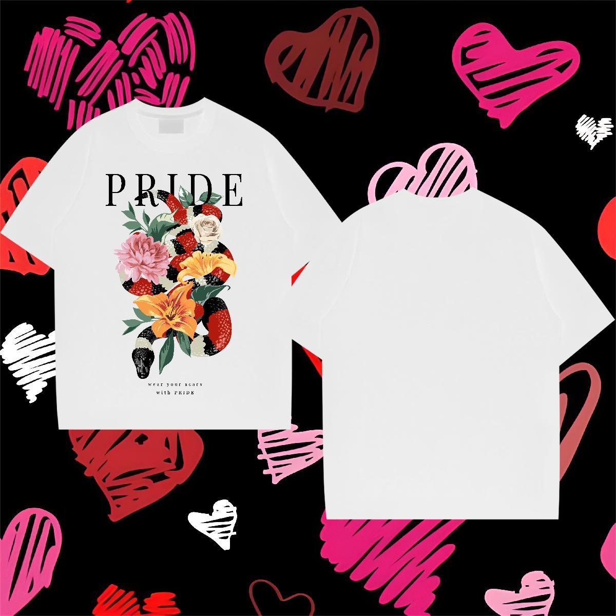 New Designer Men T Shirts 230g Cotton snake Sports Casual Tee Shirt Breathable Crew Neck High Quality Men Clothes T-Shirt Anime Print