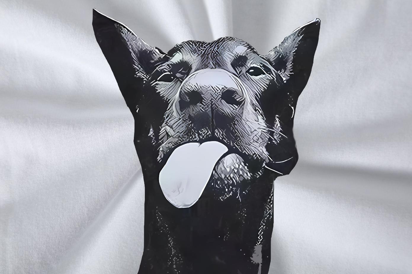 Cool Men Tops Tees 100% Cotton 230g Casual Dog Oversized 3XL 4XL Breathable Soft Free Shipping Men T Shirts Clothings