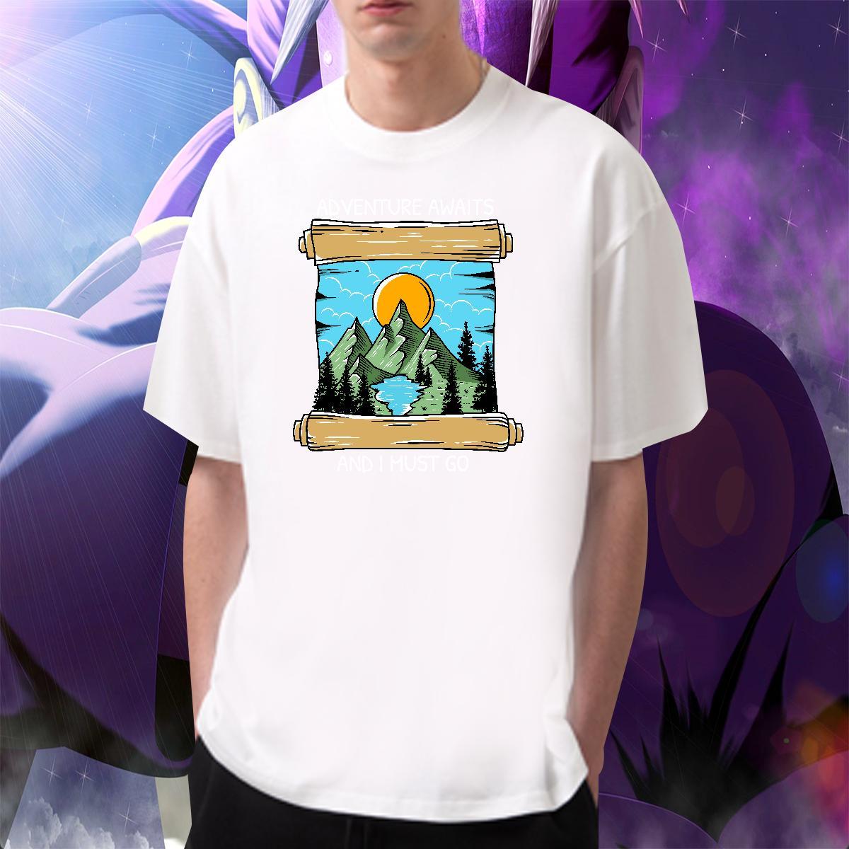 Comfortable Men Clothes T-Shirt 230g 100% Cotton Outdoor sun Black Oversized Crew Neck Breathable New Arrival T-Shirts Tees Shirts