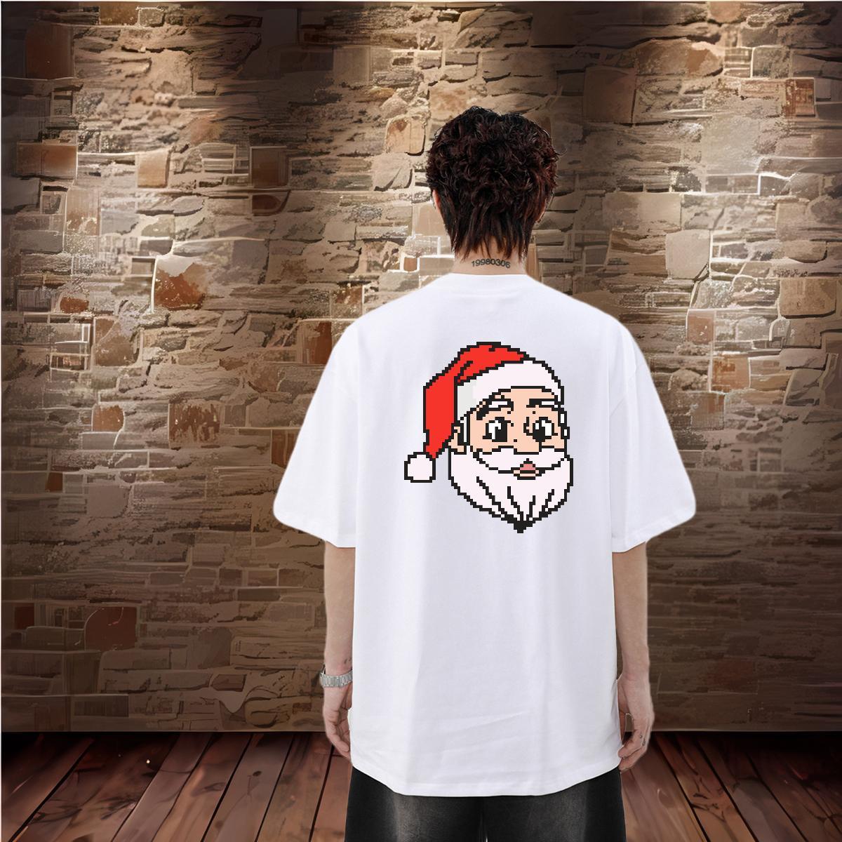 DIY Customized Men T Shirts 230g 100% Cotton painting Hip Hop Tees Breathable Crew Neck Soft Men Tops Tees Custom Print Plus Size