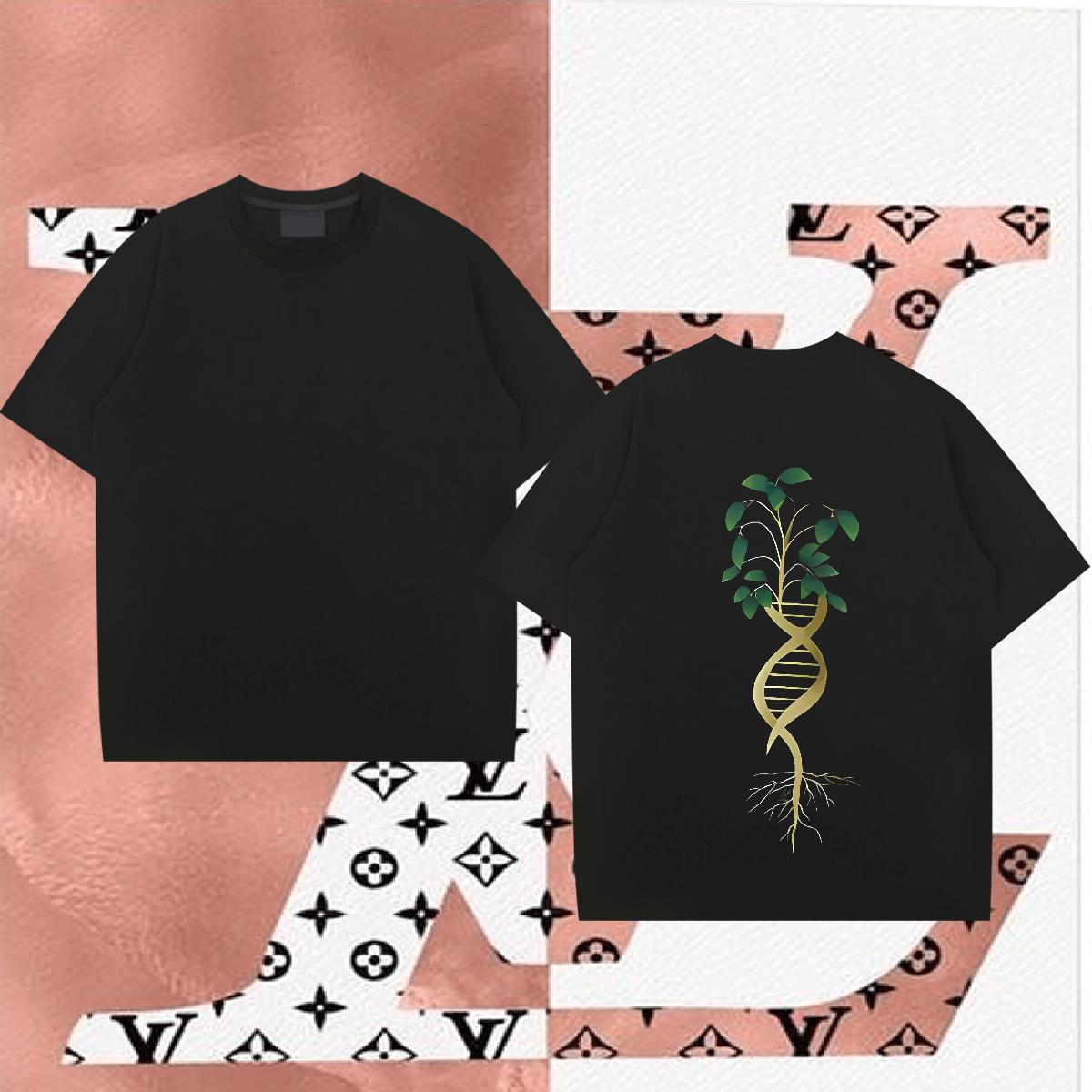 Customized T-Shirts for Men 230g 100% Cotton tree Spring Summer Tops Tees Short Sleeve O-Neck Cool Mens Tshirts Custom Print Plus Size