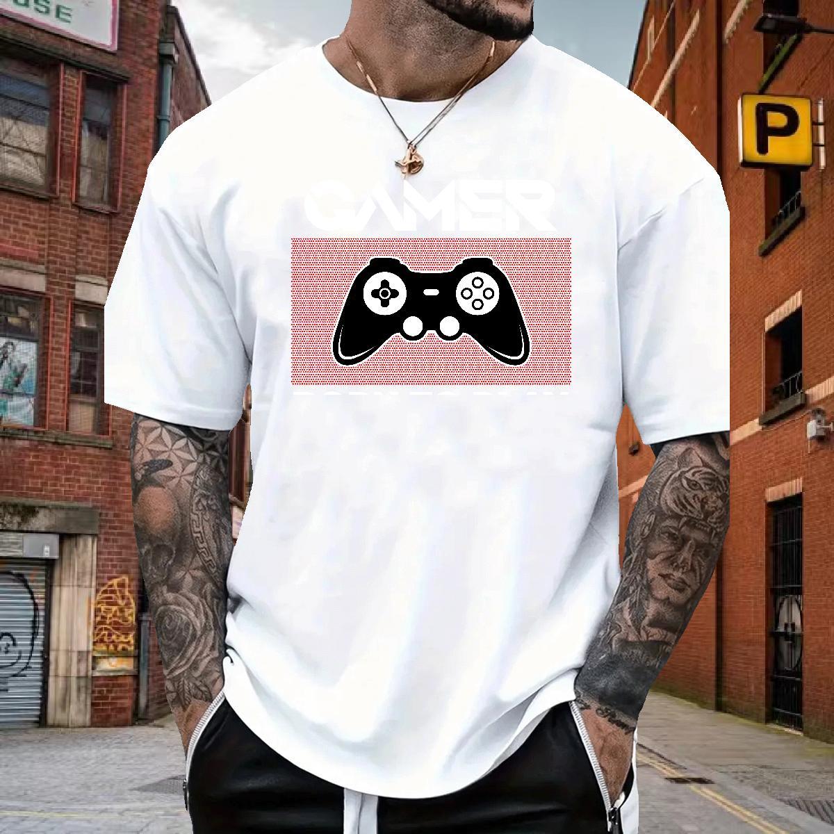 Man T Shirts 100% Cotton 230g handle Outdoor Short Sleeve O-Neck White Plus Size Men Clothes T-Shirt Fashion Casual Cool Design Clothings