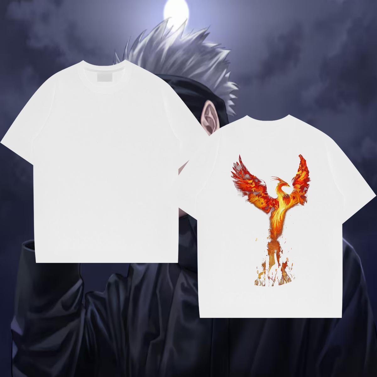Customized Mens T Shirts 230g 100% Cotton bird Hip Hop Street Clothes Breathable Short Sleeve Cool Design Mens Tshirts Plus Size Custom