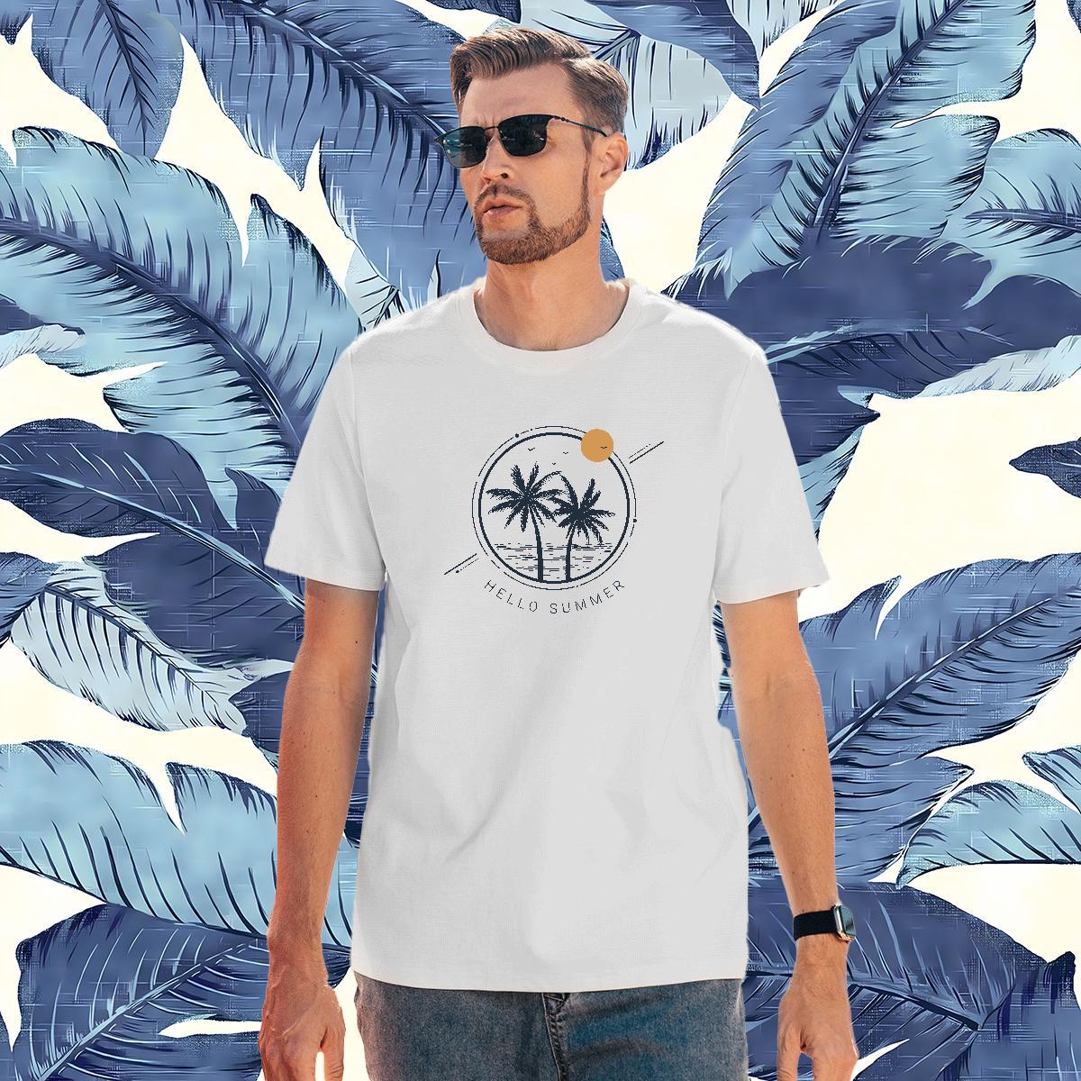 Factory Direct T Shirts Men 100% Cotton 230g sea Street Wear Tops Tees Short Sleeve Soft Wholesale Men Tshirts Oversized 4XL