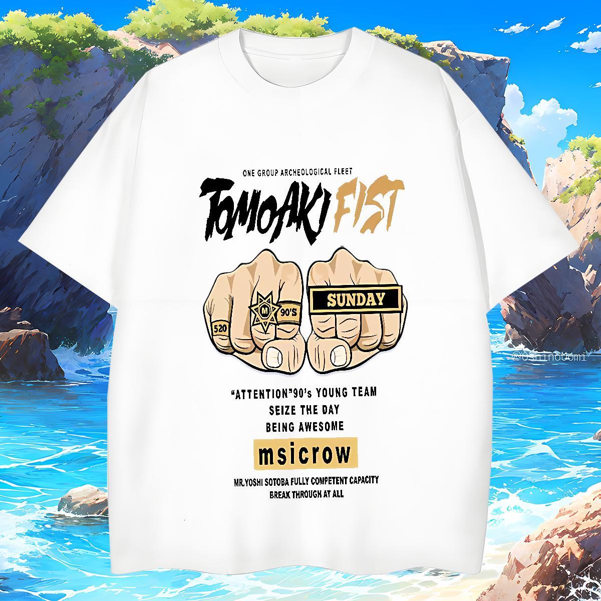 Mens T Shirts 230g Cotton hands Street Casual Breathable Short Sleeve Black White Tshirts 2024 High Quality Tees Shirts