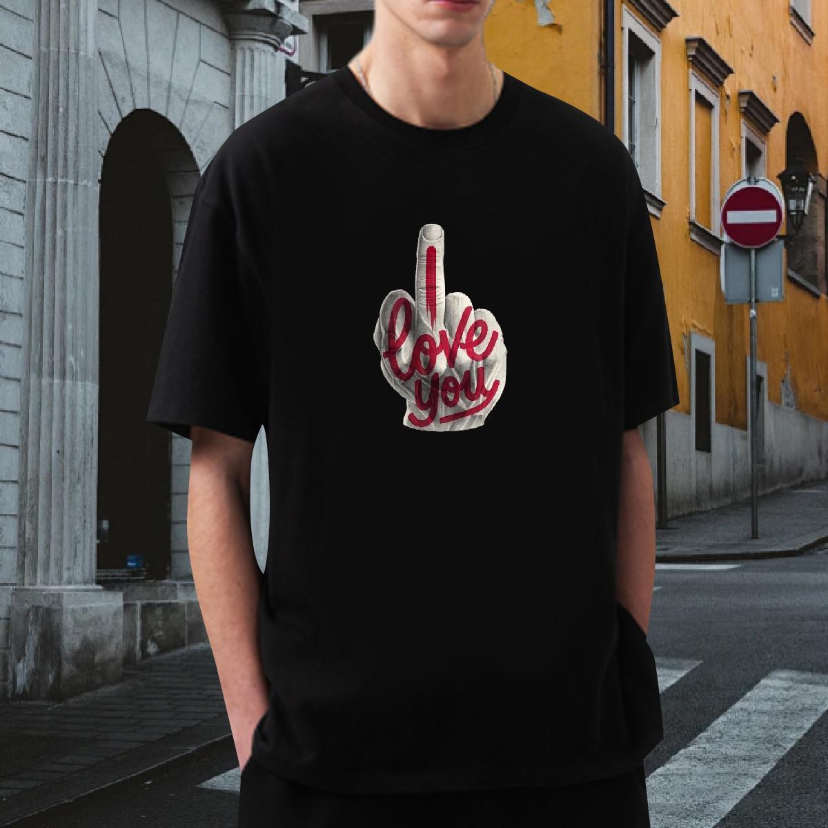 T Shirt For Man 230g Pure Cotton hands Spring Summer Short Sleeve O-Neck DIY Printed Mens Tshirts Customized Soft Tops