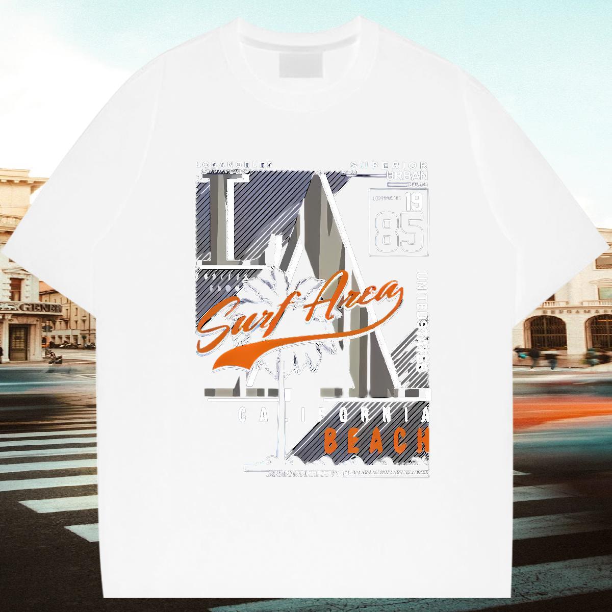 Free Shipping Tshirt for Man Woman 230g 100% Cotton Street Wear letter Cartoon Printing L-4XL Round Neck Short Sleeve Fashion Design Man T Shirts Tops