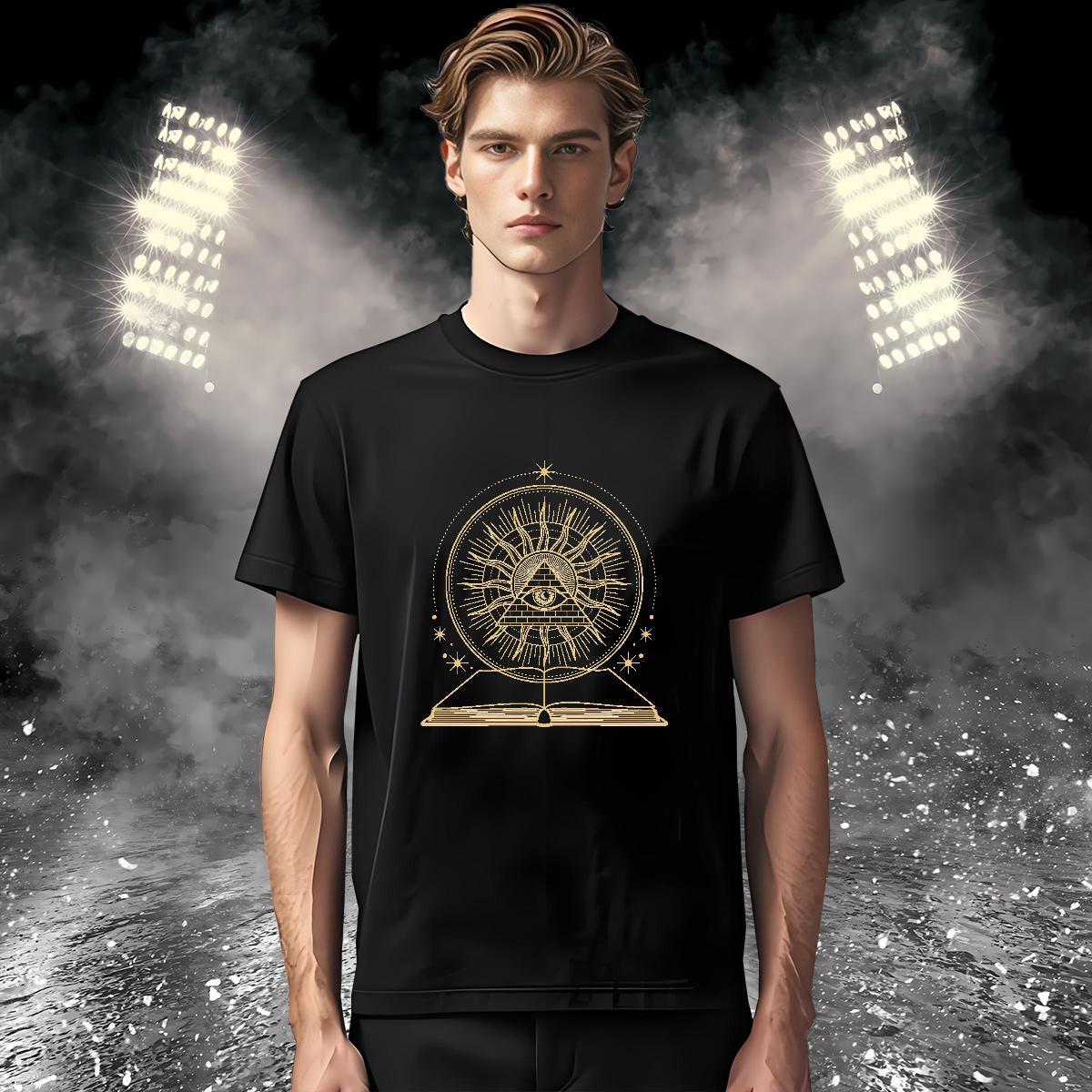 T shirt 230g Pure Cotton eyes Outdoor Short Sleeve Soft Black Oversized Couples T Shirts Fashion Designer Cool Design Tee Shirt