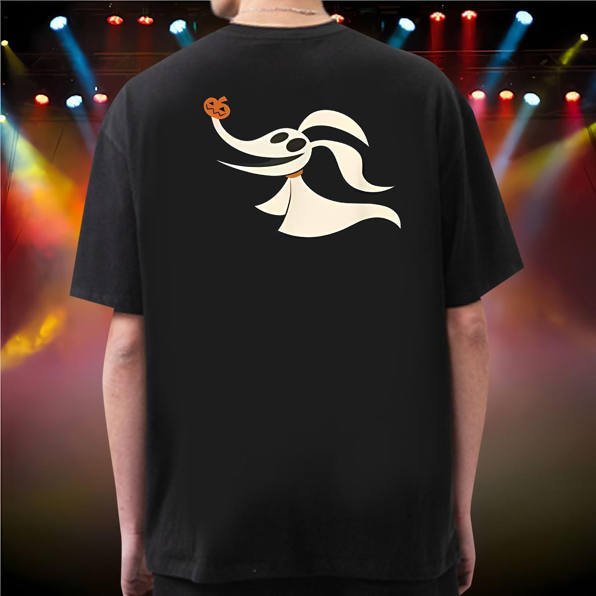 Designer Men T Shirts 230g 100% Cotton halloween Casual Clothes Breathable Crew Neck Loose Tshirt for Man Woman White Plus Size