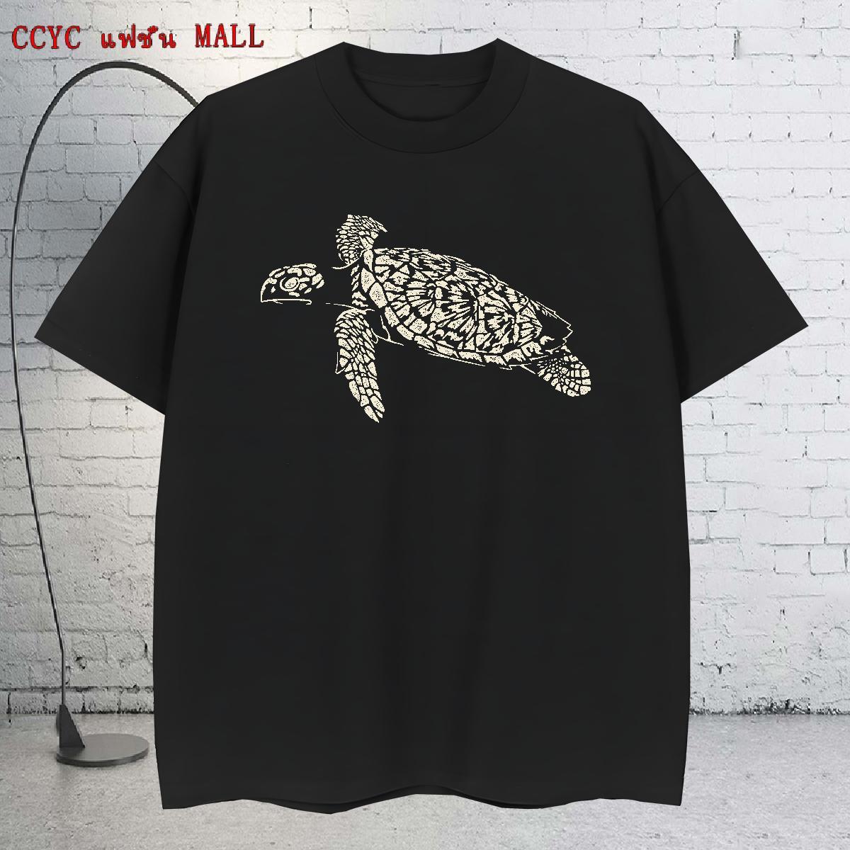 Cool Mens Tshirts 230g Pure Cotton Spring Summer tortoise White Plus Size Breathable Short Sleeve Fashion New Man T Shirts Clothes