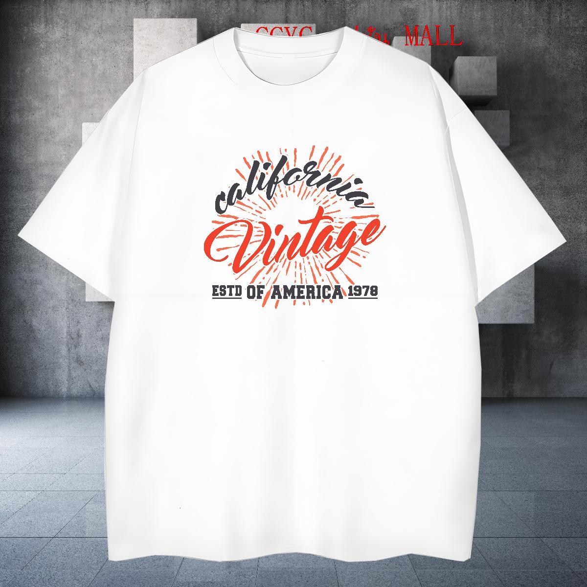 High Quality Couples T Shirts 100% Cotton 230g Casual Beach letter Black Oversized Breathable Short Sleeve Fashion Design T shirt Wear