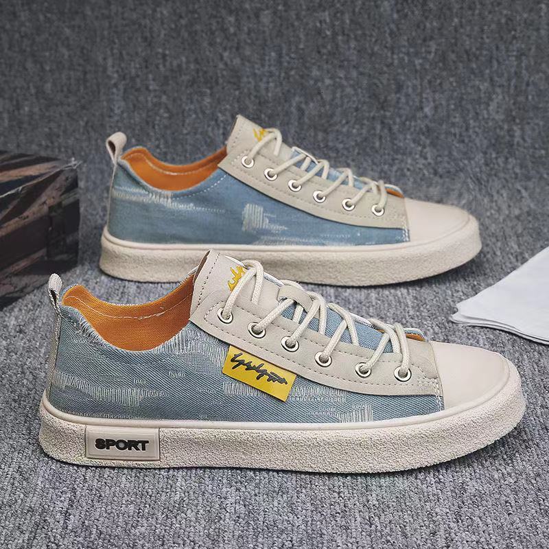 UNMUN Summer Board New Low Top Canvas Shoes Men's Student Trendy Versatile