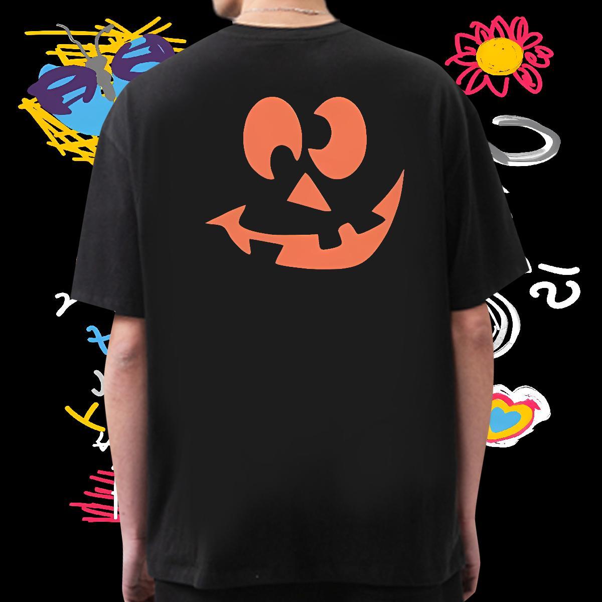 2024 Men T Shirts 100% Cotton 230g pumpkin Hip Hop Tees Round Neck Short Sleeve Loose Tshirt for Man Woman Customized