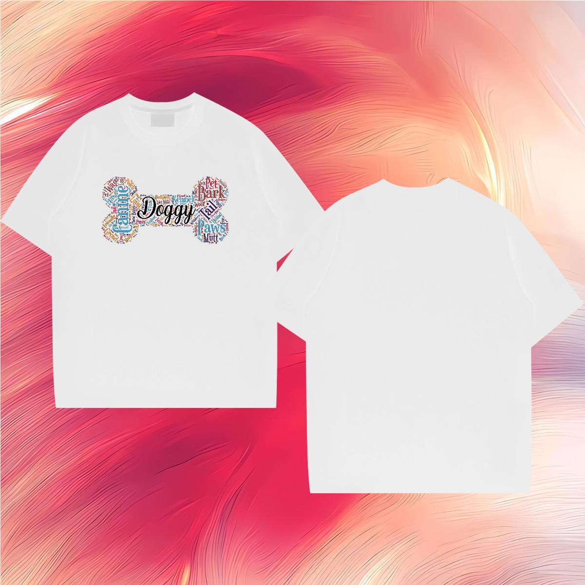 Stylist T-Shirts for Men 230g Cotton Spring Summer Wear O-Neck Short Sleeve High Quality Mens Tshirts Anime Print